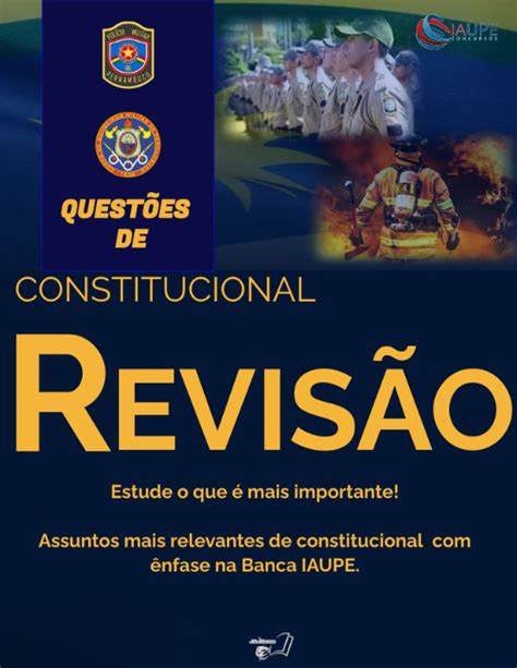 Revis O De Direito Constitucional Banca Iaupe