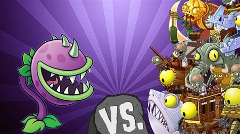 Plants Vs Zombies 2 Planta Carnivora Vs Todos Los Zomboss YouTube