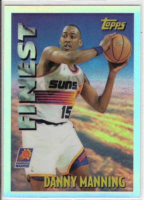 1995 96 TOPPS MYSTERY FINEST REFRACTOR DANNY MANNING M17 SWEET EBay