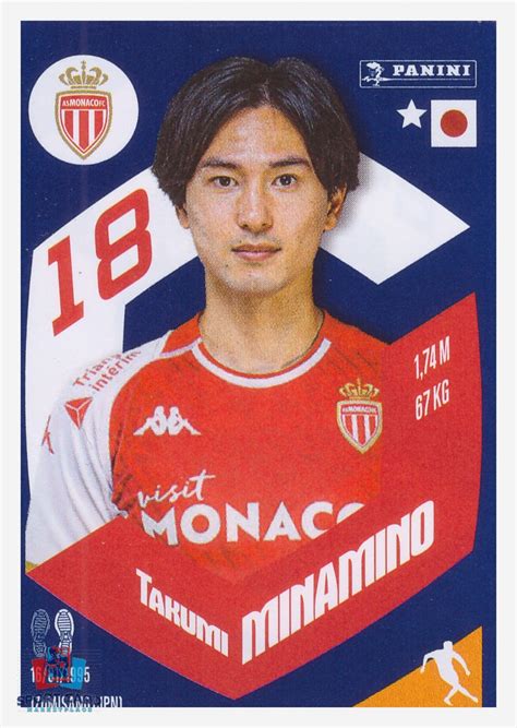 Panini Foot 2024 247 Takumi Minamino As Monaco