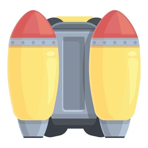 Fire jetpack icon cartoon vector. Rocket boost 14350275 Vector Art at Vecteezy