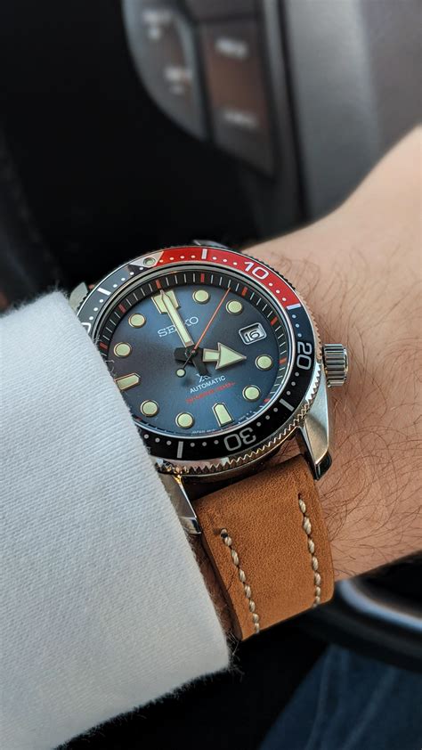 Spb097 Divers On Leather Rseiko