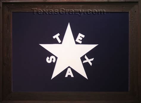 Buy First Republic of Texas Flag Framed 2 x 3 or 3 x 5