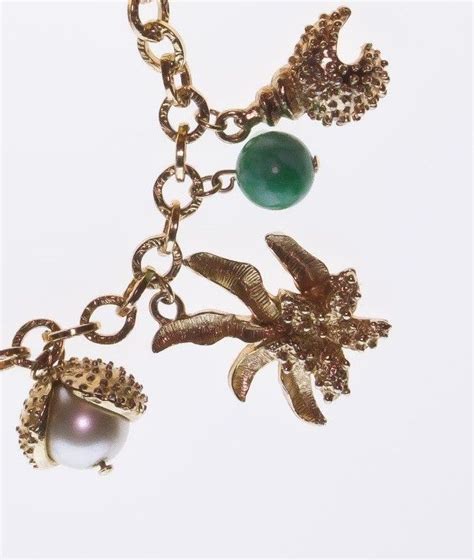 Sarah Coventry Bracelet Sea Life Exceptional Condition Highly