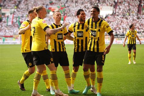 Augsburg Vs Borussia Dortmund Live Bundesliga Result Final Score And