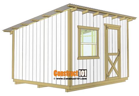 20 Free Lean To Shed Plans Detailed Instructions Pdf