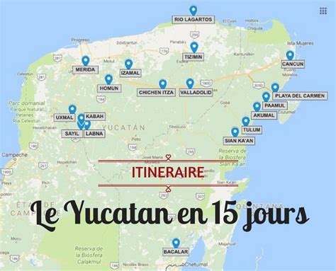 Les Incontournables Du Yucatan En Jours Itin Raire Road Trip