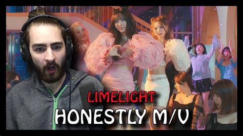 Reacting To LIMELIGHT HONESTLY MV YouTube