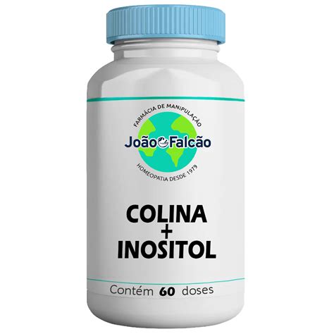 Colina 500mg Inositol 500mg 60 Doses