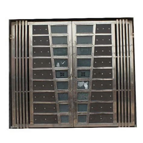 Stainless Steel Double Door At Rs 950 Square Feet Stainless Steel