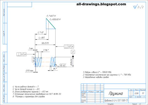 Пружина чертеж СОЗДАНИЕ МОДЕЛИ И ЧЕРТЕЖА ПРУЖИНЫ СЖАТИЯ ТИПА 2 В