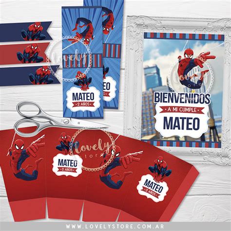 Kit Imprimible Spiderman Hombre Ara A Lovely Store