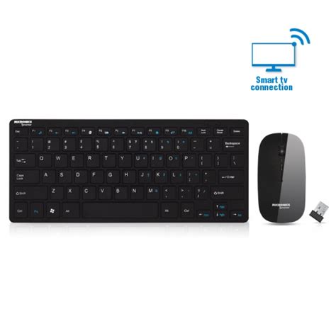 Kit Smarter Mic Wt Teclado Mouse Wifi Smart Tv Micronics Tecnofertas