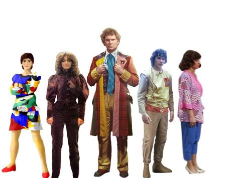 Sixth Doctor And Adric Nyssa And Tegan Peri By Kraucheunas On Deviantart