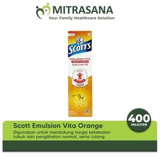 Jual Scott Emulsion Vita Orange Ml Shopee Indonesia