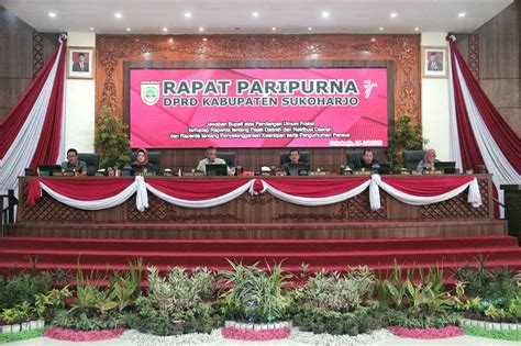 Rapat Paripurna Dprd Kabupaten Sukoharjo Jawaban Bupati Atas Pandangan