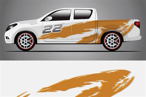 Premium Vector Car Decal Wrap Design Vector