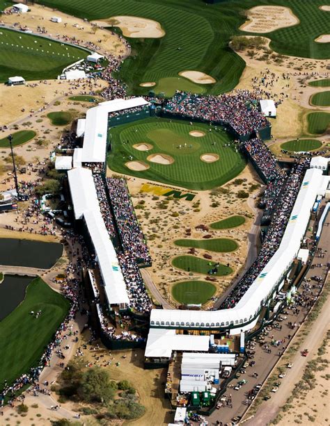 Evolution of the Phoenix Open's iconic 16th hole at TPC Scottsdale