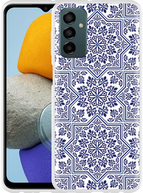 Hoesje Geschikt Voor Samsung Galaxy M Delfts Blauw Ii Bol