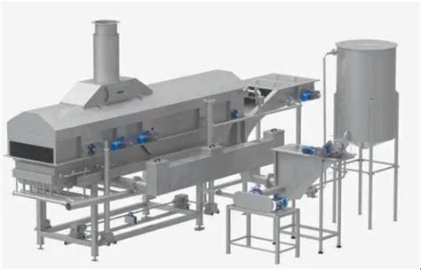 50 Hz Stainless Steel Continuous Potato Chips Fryer For Industrial