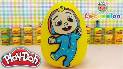 Huevo Gigante Sorpresa De Plastilina Play Doh De Cocomelon Jj Sitio