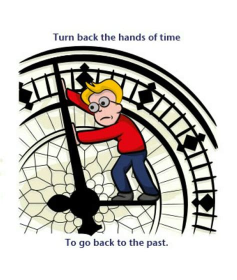 Turn Back The Hands Of Time Idioms English Phrases Idioms English