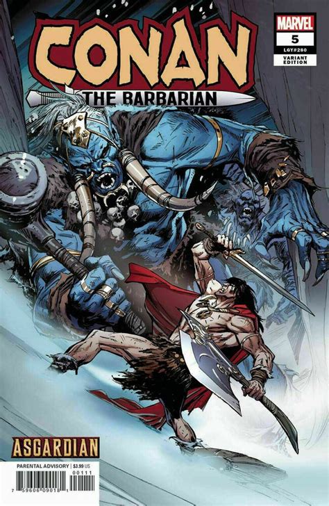 Conan The Barbarian Comic Issue 5 Limited Variant Modern Age First