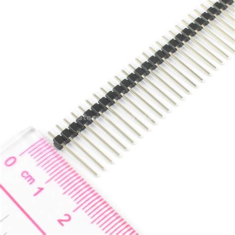 Pcs Mm Pitch X Pin Pin Male Single Row Straight Header