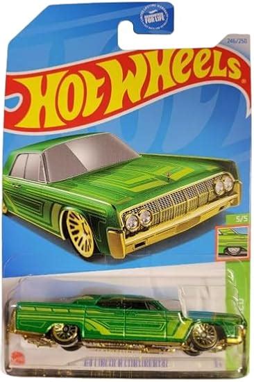 Hot Wheels 64 Lincoln Continental Green Hw Slammed 55 Toys And Games