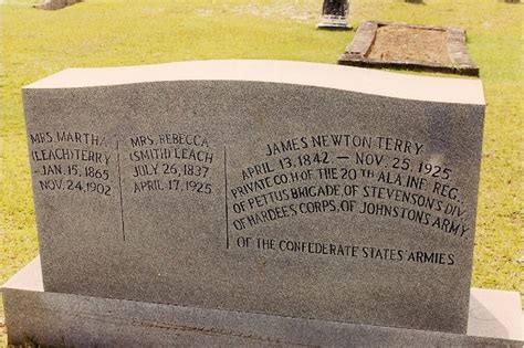 James Newton Terry 1842 1925 Monumento Find A Grave