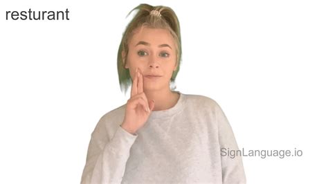 Resturant In ASL American Sign Language 1 Video Examples