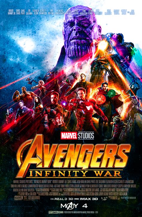 Marvel Spoiler Oficial Avengers Infinity War Poster Marvel Spoiler Oficial 2018