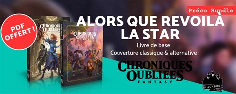 Chroniques Oubliees Fantasy 2e édition Les Livres De Base En Préco