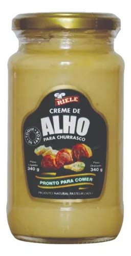 Creme De Alho Para Churrasco Para Pão De Alho 340g Riele