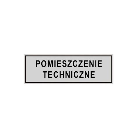 Znak Informacyjny Pomieszczenia Techniczne X