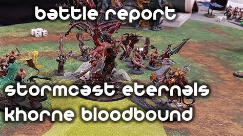 Stormcast Eternals Vs Khorne Bloodbound Pts Age Of Sigmar Matched