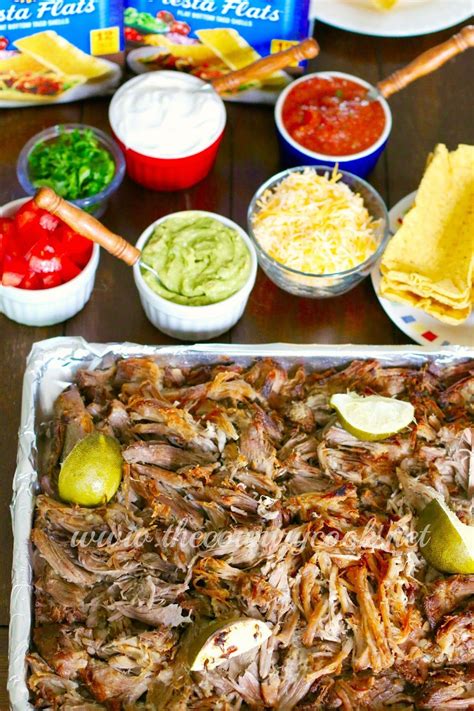 Crock Pot Carnitas Slow Cooker Mexican Pork Shredded Pork Cinco De Mayo Dinner Supper