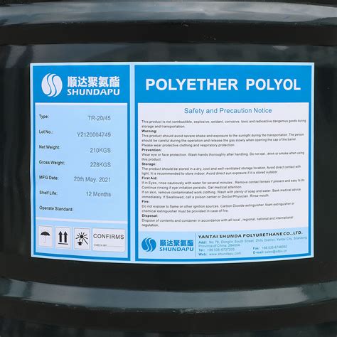 Raw Material Polyether Polyol For Ordinary Block Flexible Polyurethane