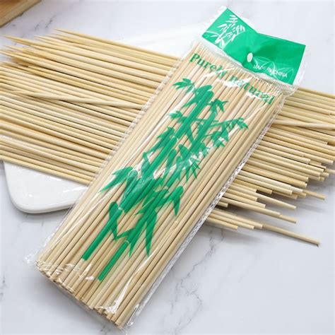 Biodegradable Eco Friendly Bamboo Skewer Sticks China Bamboo Skewer