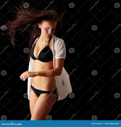 Woman Posing In Bikini Stock Image Image Of Lifestyle 12196171