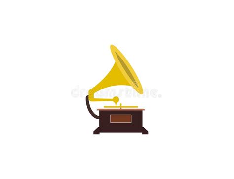 Gramophone And Music Folder Stock Illustration Illustration Of