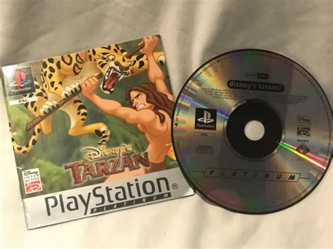 DISNEY S TARZAN PS1 Sony Playstation One Video Computer Game Retro