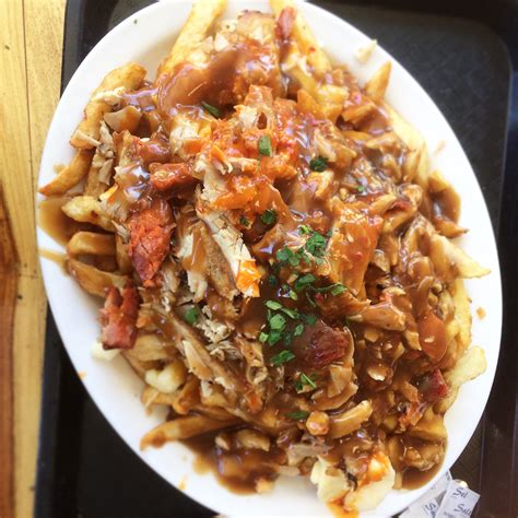 I Ate Portuguese Chicken Poutine With Roasted Chicken Gravy Cheese