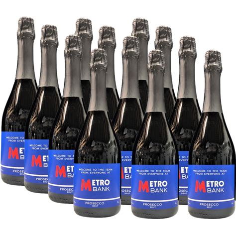 Corporate Branded Prosecco Case Of Twelve Bottles