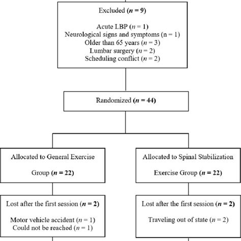 Disability Level As Measured By The Modified Oswestry Low Back Pain