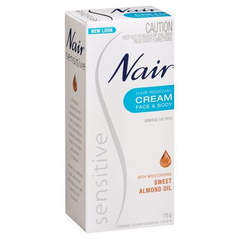 Nair Hair Remover Cream Sensitive 75g Chemist Direct