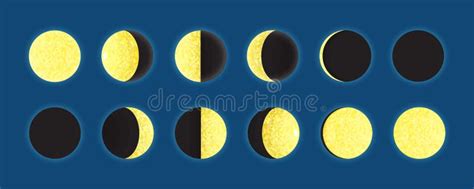 Moon Phase Stock Vector Illustration Of Galaxy Event 35031195