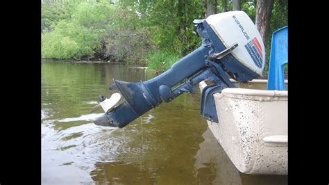 Evinrude Fisherman Hp Outboard Motor Youtube