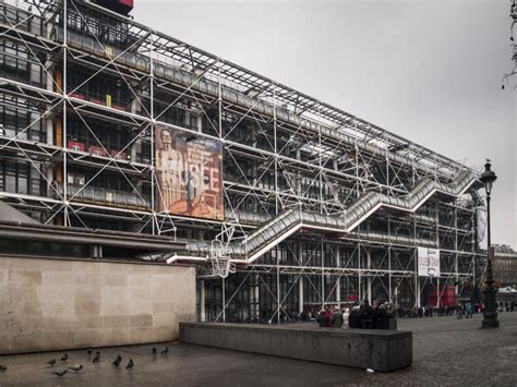 Paris, France, February 25, 2013: Center Pompidou, or Museum of Modern ...