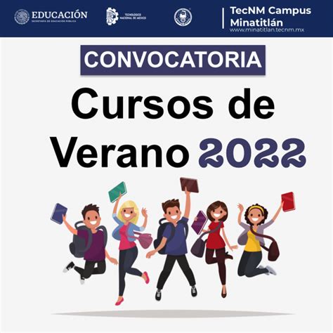 Convocatoria Cursos De Verano Tecnm Instituto Tecnol Gico De